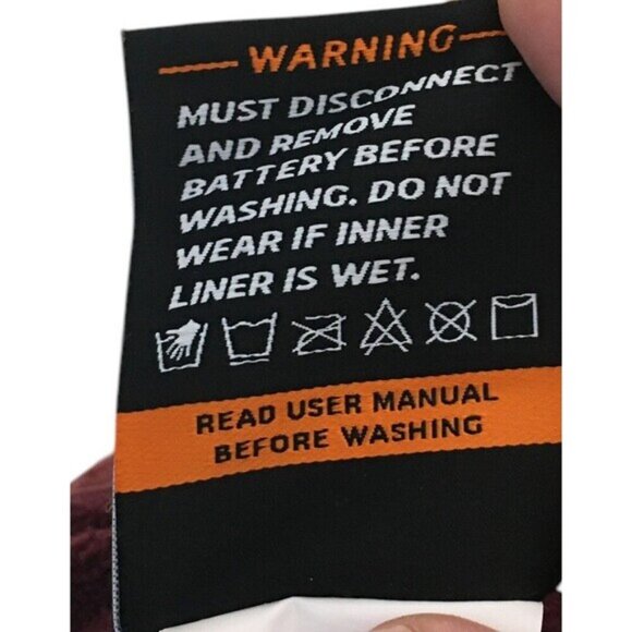 Ororo Sweatshirt Women's Size Small Maroon Heated Apparel Zip Up - Picture 7 of 8